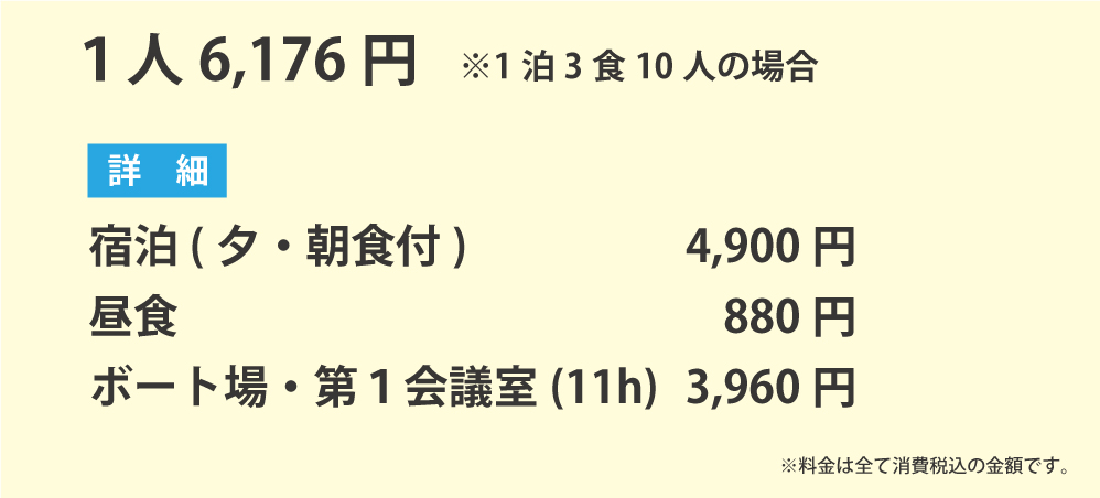 受験・勉強合宿料金プラン例